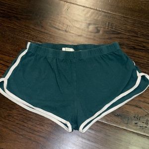 Small green shorts